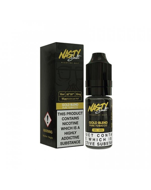 Nasty Juice Gold Blend Nicotine Salt E-Liquid