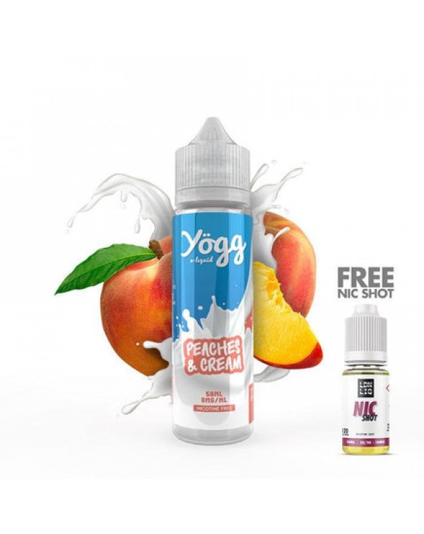 Yogg Peaches & Cream 50ml Short Fill E-Liquid
