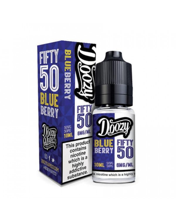 Doozy Vape Blueberry Fifty 50 10ml E-Liquid