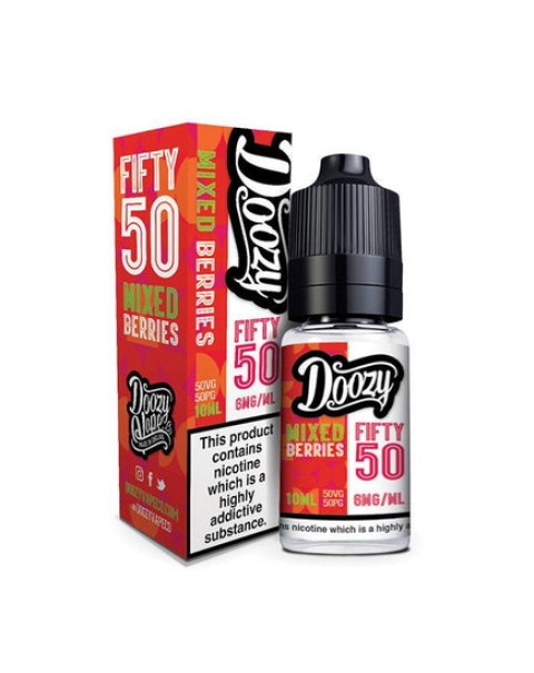 Doozy Vape Mixed Berries Fifty 50 10ml E-Liquid