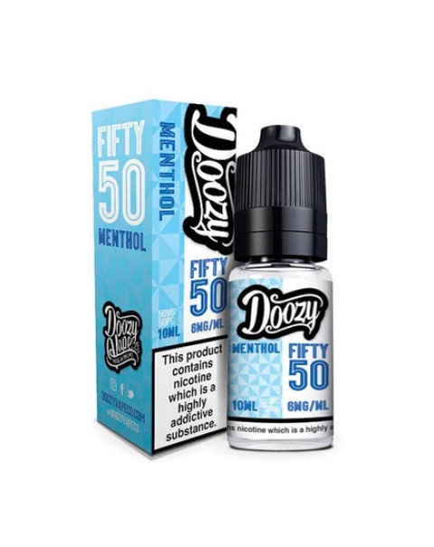 Doozy Vape Menthol Fifty 50 10ml E-Liquid