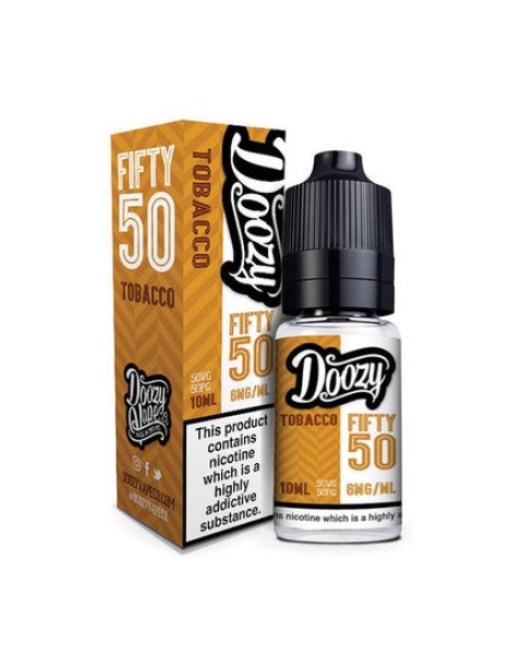 Doozy Vape Tobacco Fifty 50 10ml E-Liquid
