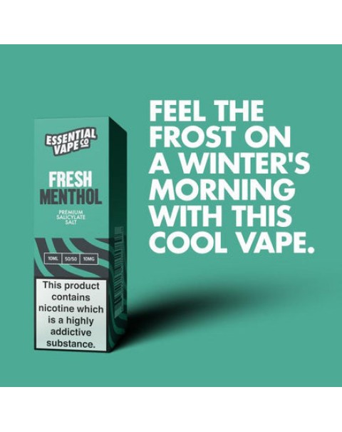 Essential Vape Co Fresh Menthol - 10ml Nicotine Salt E-Liquid