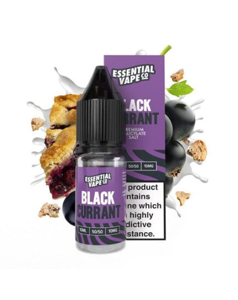 Essential Vape Co Blackcurrant - 10ml Nicotine Salt E-Liquid