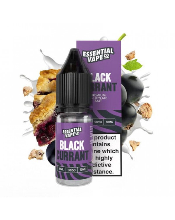 Essential Vape Co Blackcurrant - 10ml Nicotine Sal...