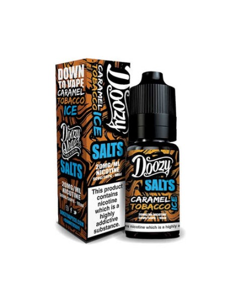 Doozy Salt - Caramel Tobacco Ice 10ml Nic Salt E-Liquid