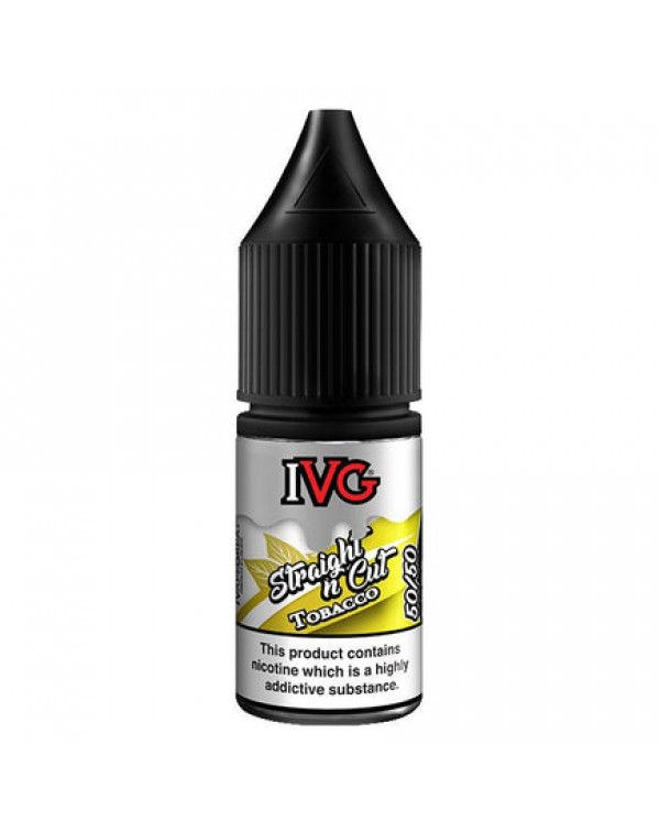 IVG 50/50 Series Straight n Cut Tobacco 10ml E-Liq...