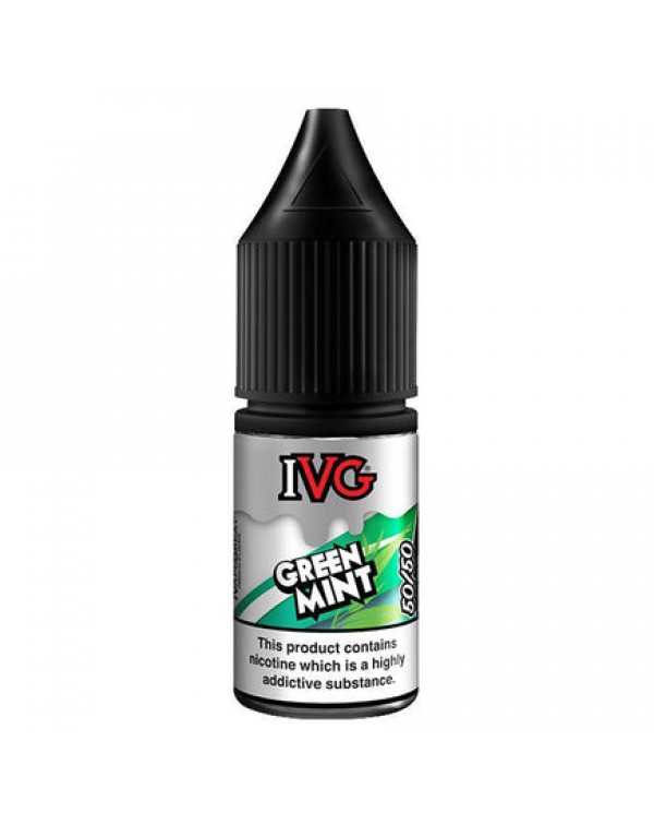 IVG 50/50 Series Green Mint 10ml E-Liquid