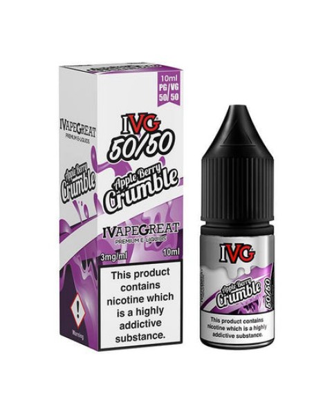 IVG 50/50 Series Apple Berry Crumble 10ml E-Liquid