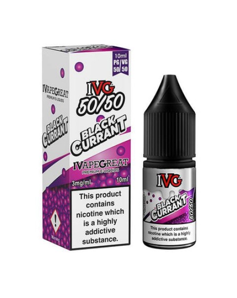 IVG 50/50 Series Blackcurrant 10ml E-Liquid