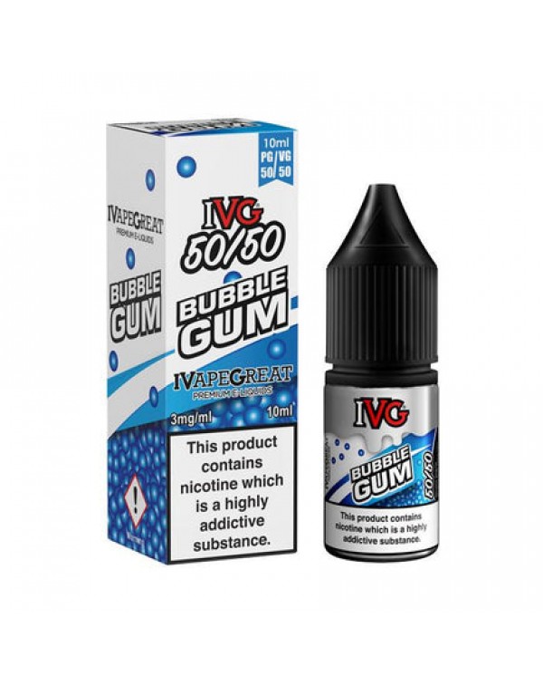 IVG 50/50 Series Bubblegum 10ml E-Liquid