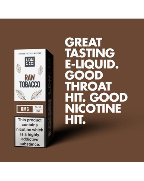 LDN LIQ Raw Tobacco - 10ml E-Liquid