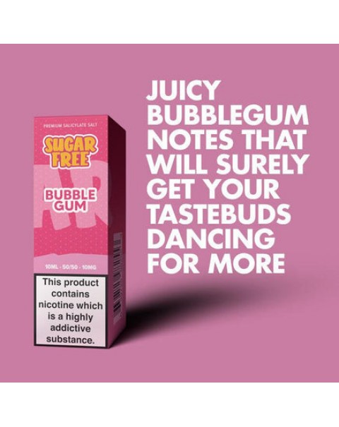 Sugar Free Bubblegum - 10ml Nicotine Salt E-Liquid