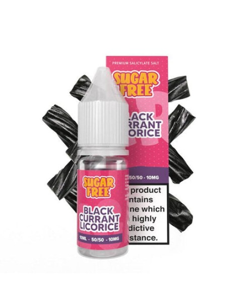 Sugar Free Blackcurrant Licorice - 10ml Nicotine Salt E-Liquid