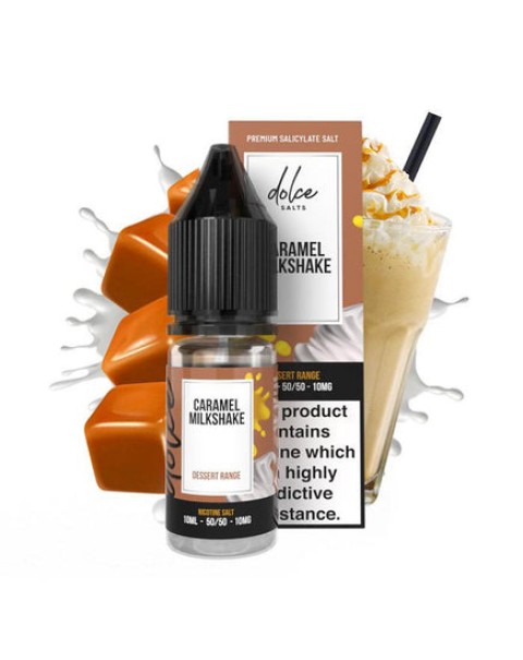 Dolce Salts Caramel Milkshake - 10ml Nicotine Salt E-Liquid