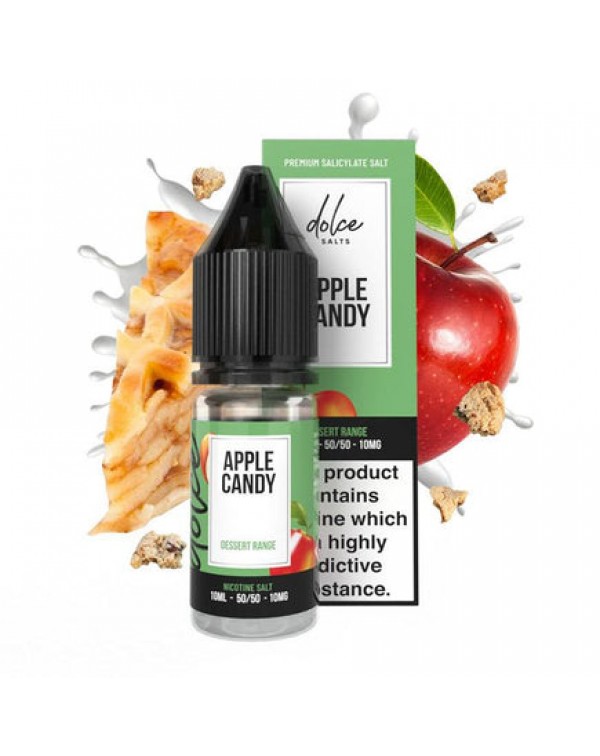 Dolce Salts Apple Candy - 10ml Nicotine Salt E-Liq...