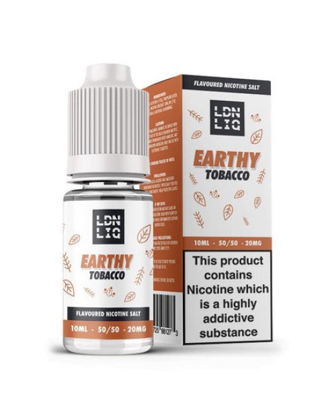 LDN LIQ Nic Salts Earthy Tobacco 10ml E-Liquid