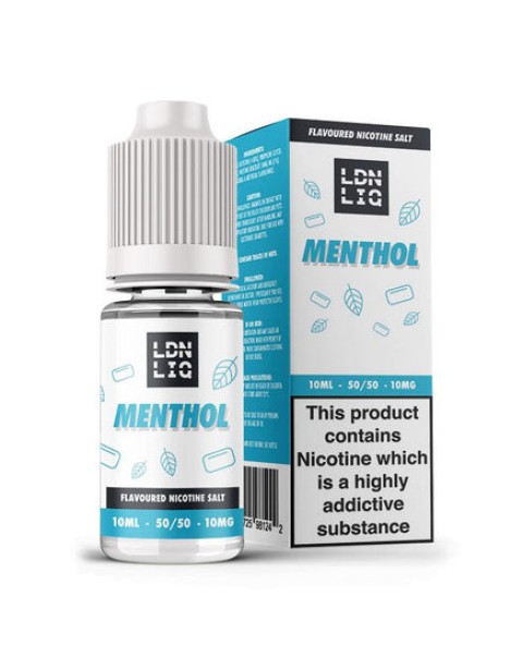 LDN LIQ Nic Salts Menthol 10ml E-Liquid