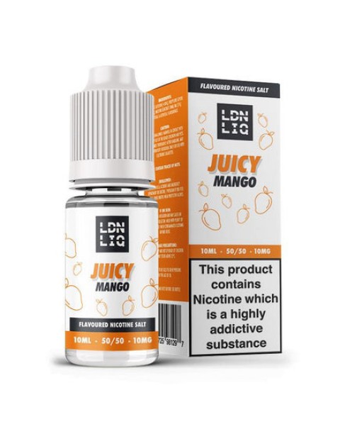 LDN LIQ Nic Salts Juicy Mango 10ml E-Liquid