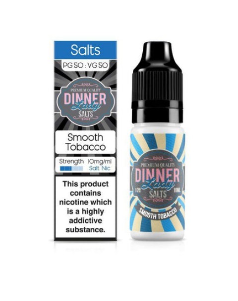 Dinner Lady - Smooth Tobacco 10ml Salt Nic E-Liquid