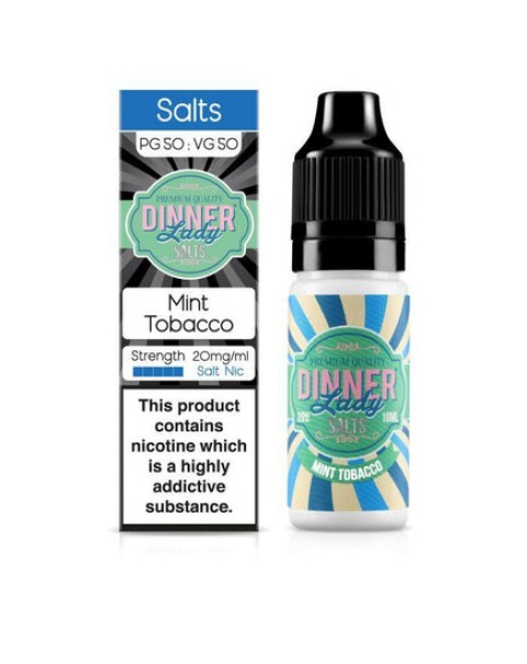 Dinner Lady - Mint Tobacco 10ml Salt Nic E-Liquid