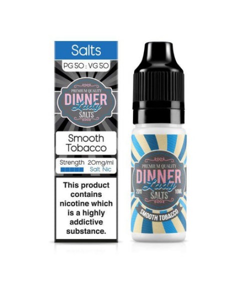 Dinner Lady - Smooth Tobacco 10ml Salt Nic E-Liquid