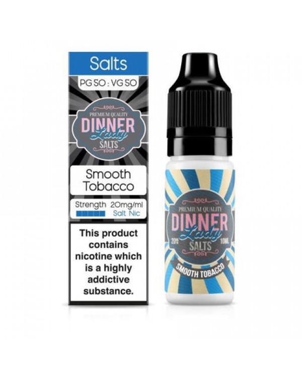 Dinner Lady - Smooth Tobacco 10ml Salt Nic E-Liqui...