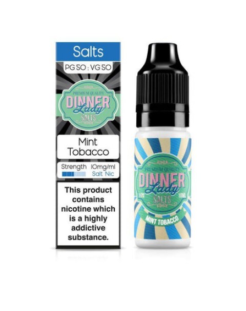 Dinner Lady - Mint Tobacco 10ml Salt Nic E-Liquid