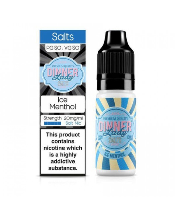 Dinner Lady - Ice Menthol 10ml Salt Nic E-Liquid