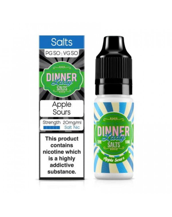 Dinner Lady - Apple Sours 10ml Salt Nic E-Liquid