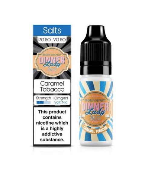 Dinner Lady - Caramel Tobacco 10ml Salt Nic E-Liquid