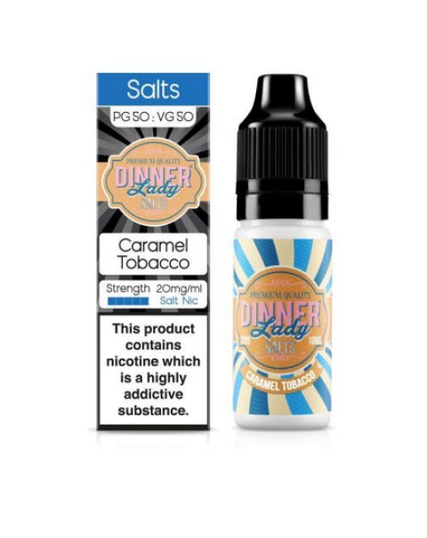 Dinner Lady - Caramel Tobacco 10ml Salt Nic E-Liquid