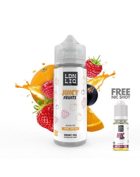 LDN LIQ Juicy Fruits 100ml Short Fill E-Liquid