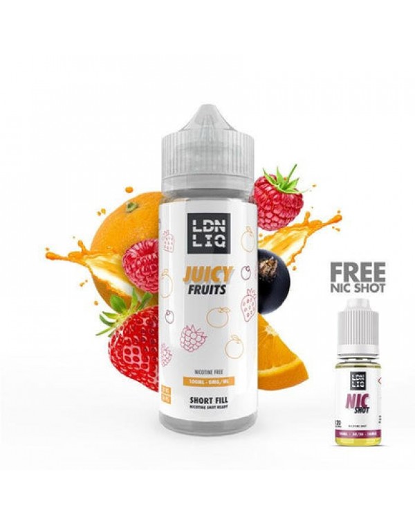 LDN LIQ Juicy Fruits 100ml Short Fill E-Liquid