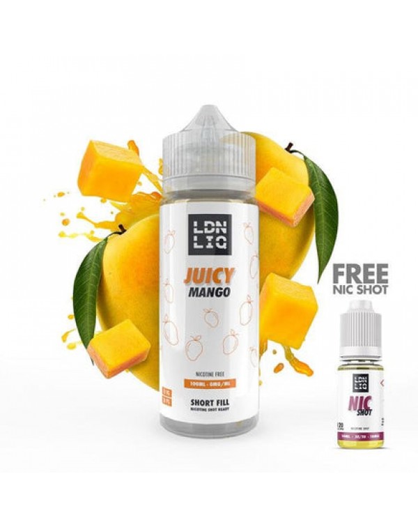 LDN LIQ Juicy Mango 100ml Short Fill E-Liquid