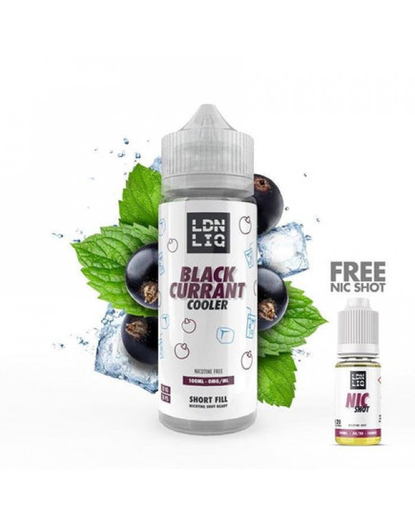 LDN LIQ Blackcurrant Cooler 100ml Short Fill E-Liq...