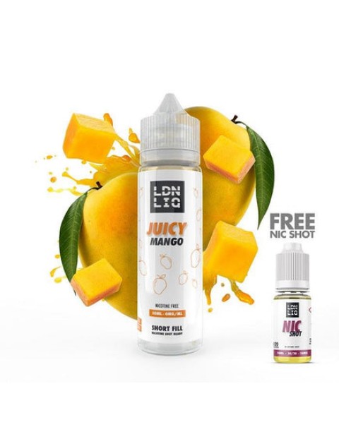 LDN LIQ Juicy Mango 50ml Short Fill E-Liquid