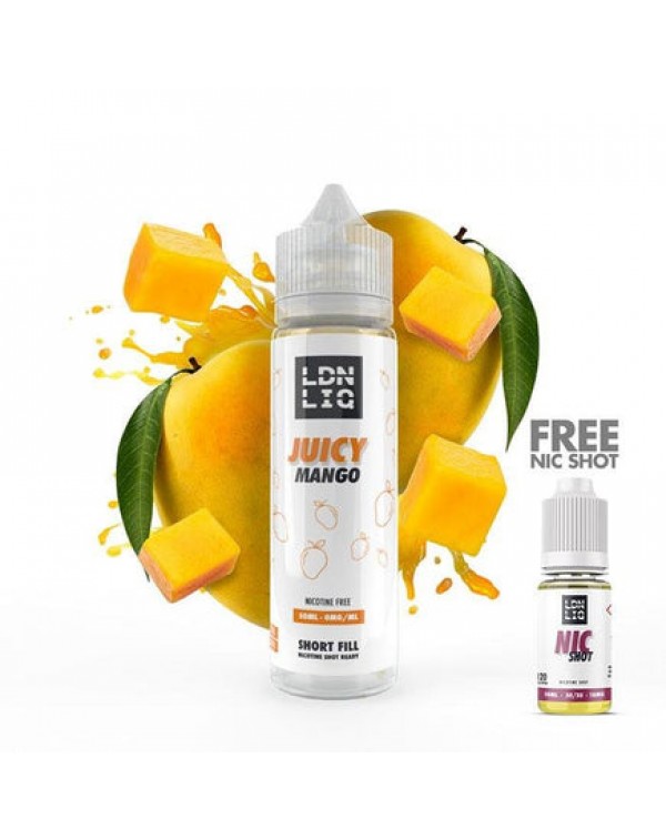 LDN LIQ Juicy Mango 50ml Short Fill E-Liquid