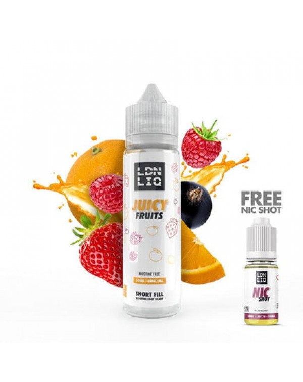 LDN LIQ Juicy Fruits 50ml Short Fill E-Liquid