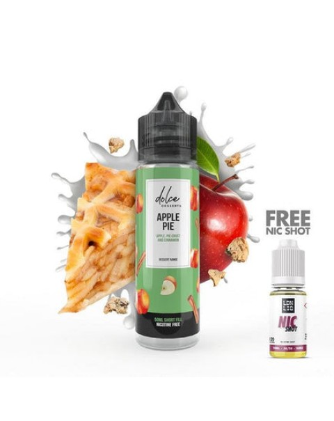 Dolce Desserts Apple Pie 50ml Short Fill E-liquid