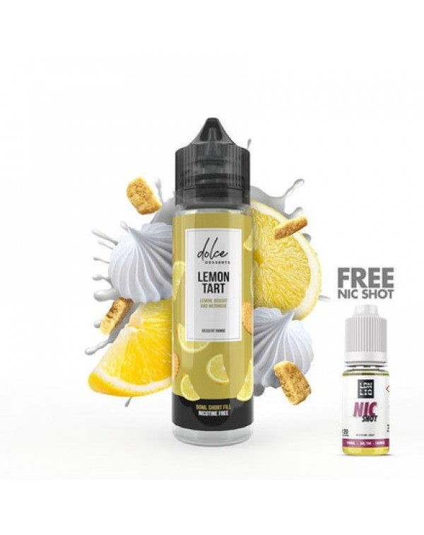 Dolce Desserts Lemon Tart 50ml Short Fill E-liquid