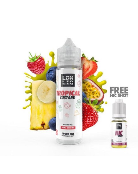 LDN LIQ Tropical Custard 50ml Short Fill E-Liquid