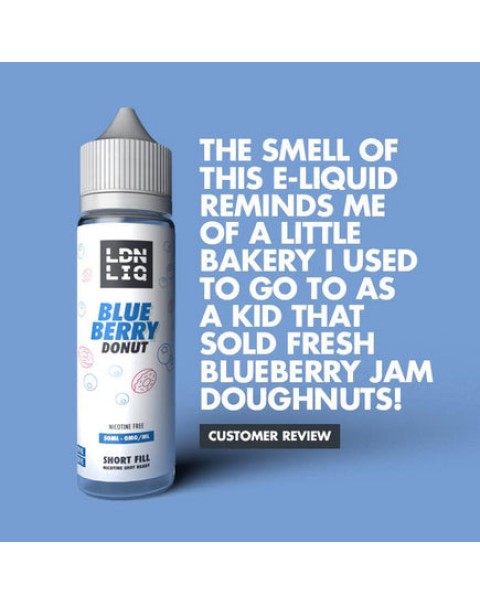 LDN LIQ Blueberry Donut 50ml Short Fill E-Liquid
