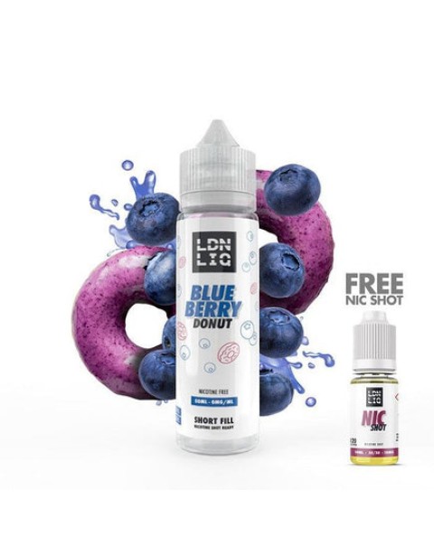 LDN LIQ Blueberry Donut 50ml Short Fill E-Liquid