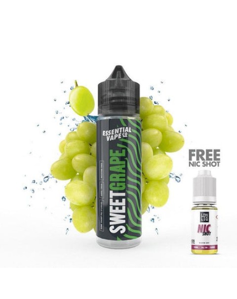Essential Vape Co Sweet Grape 50ml Short Fill E-Liquid