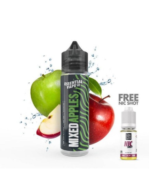 Essential Vape Co Mixed Apples 50ml Short Fill E-Liquid