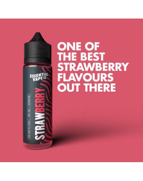 Essential Vape Co Strawberry 50ml Short Fill E-Liquid