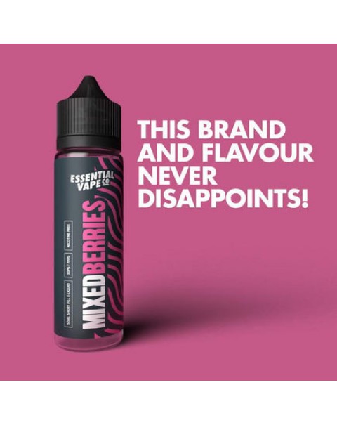 Essential Vape Co Mixed Berries 50ml Short Fill E-Liquid