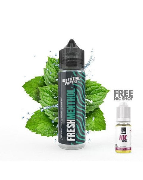 Essential Vape Co Fresh Menthol 50ml Short Fill E-Liquid