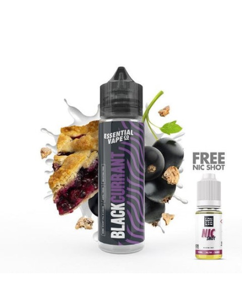 Essential Vape Co Blackcurrant 50ml Short Fill E-Liquid